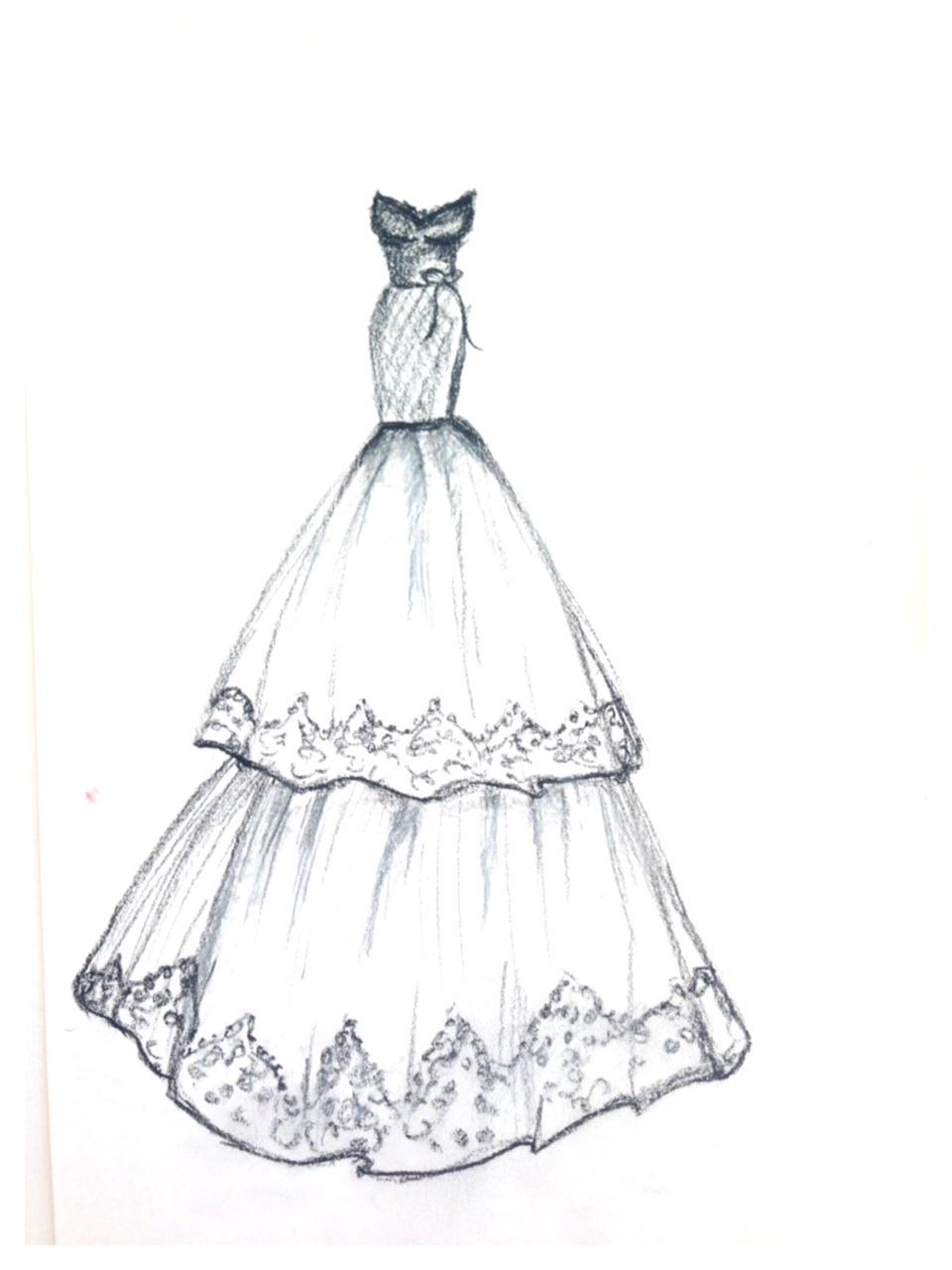 Dress Fashion Illustration Drawing