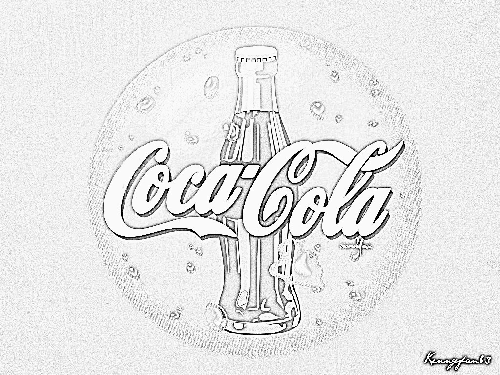 Coca Cola Bottle Drawing at GetDrawings | Free download