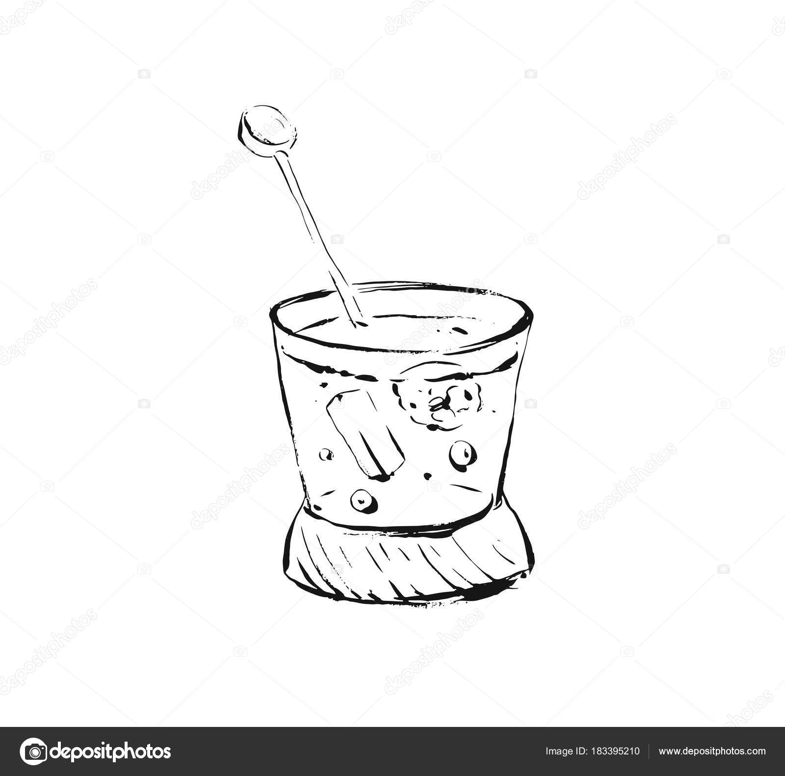 Cocktail Glass Drawing at GetDrawings | Free download