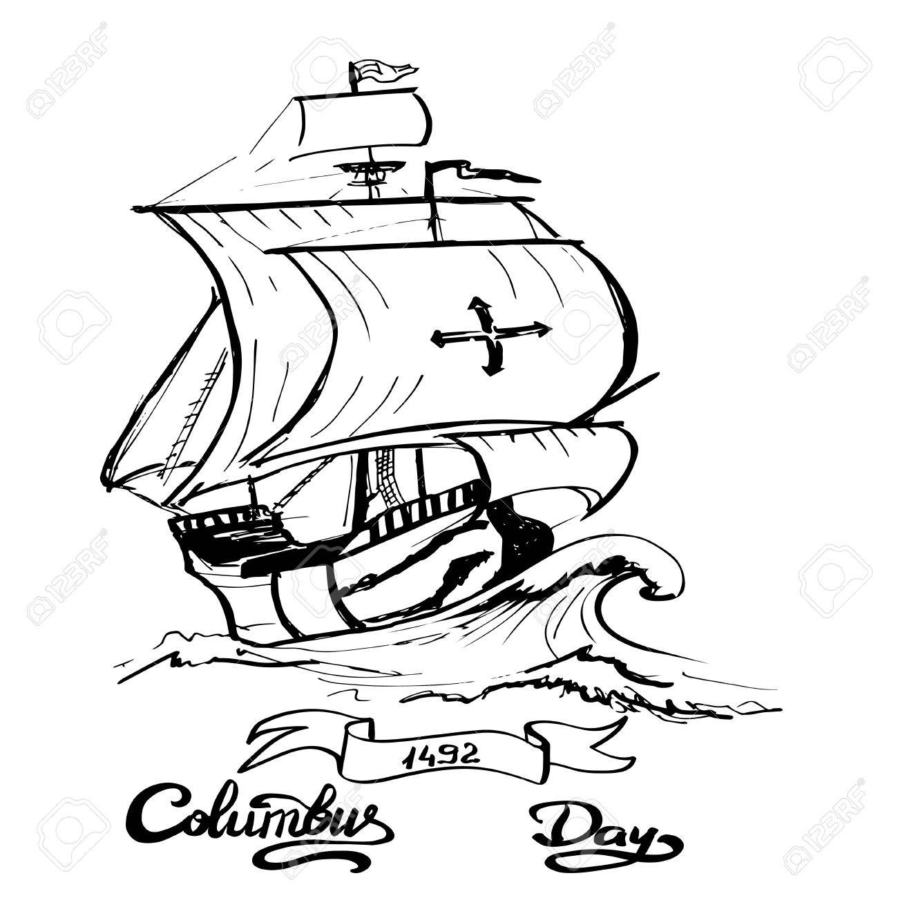 Columbus Day Drawing at GetDrawings | Free download