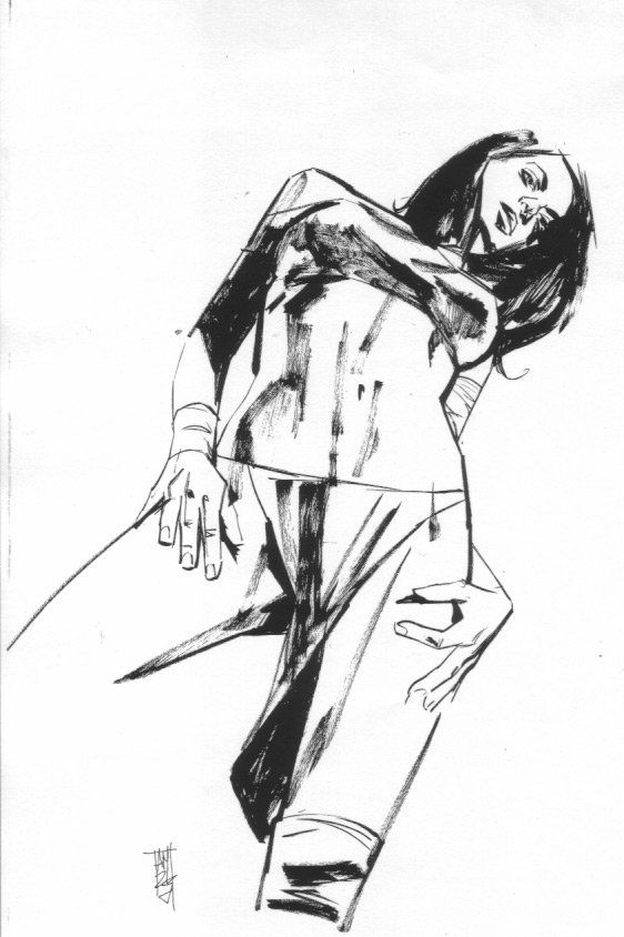 comic book gesture drawing