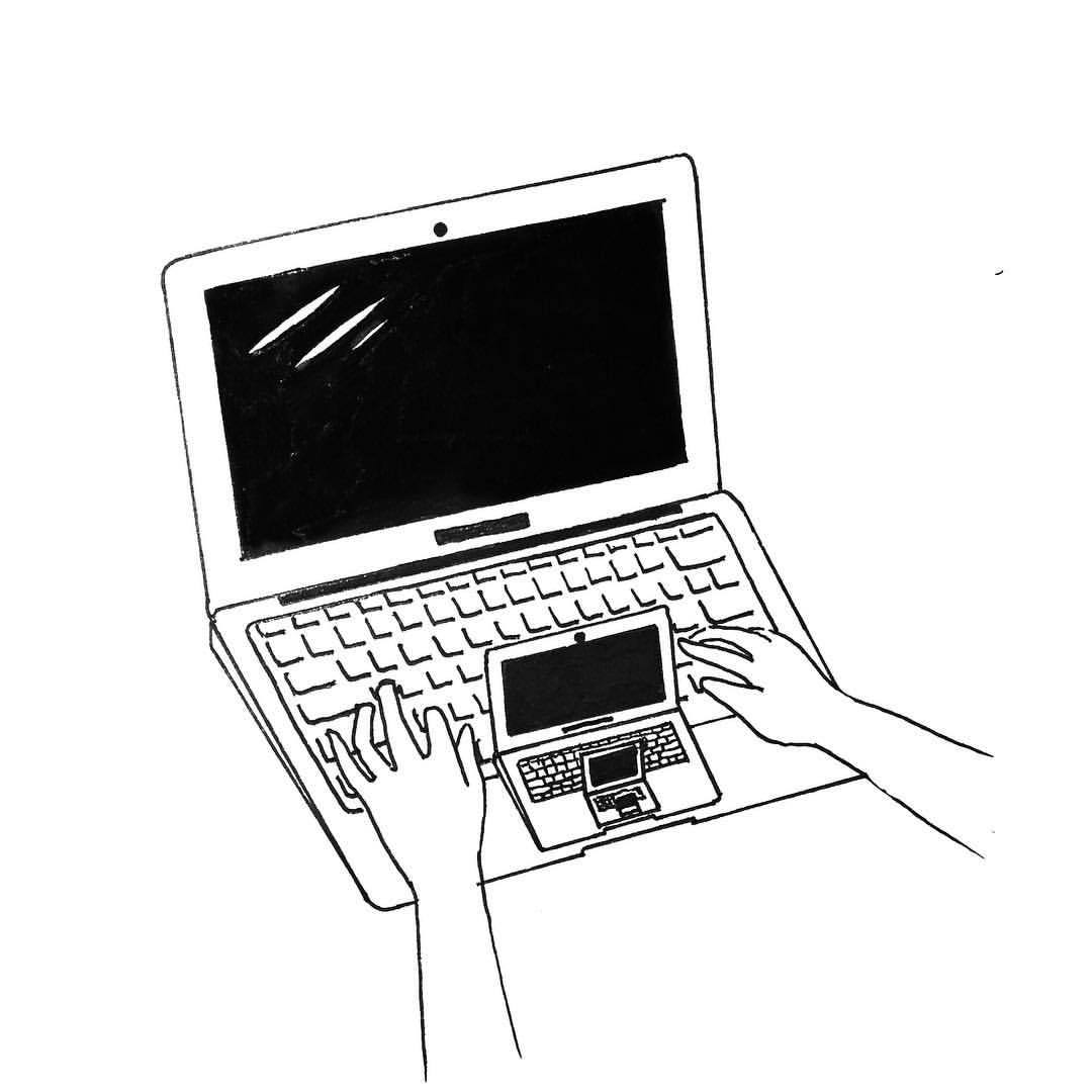 Laptop Computer Drawing at GetDrawings Free download