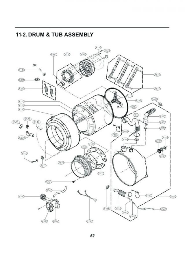 29 Kenmore 500 Washer Parts Diagram - Wiring Database 2020