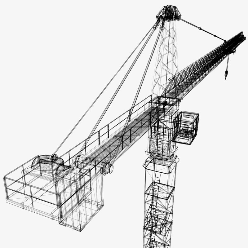 Construction Crane Drawing at GetDrawings Free download