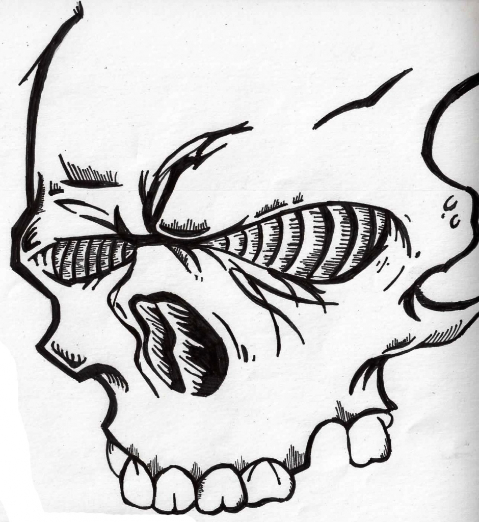 Cool Drawing Of Skulls At Getdrawings Free Download