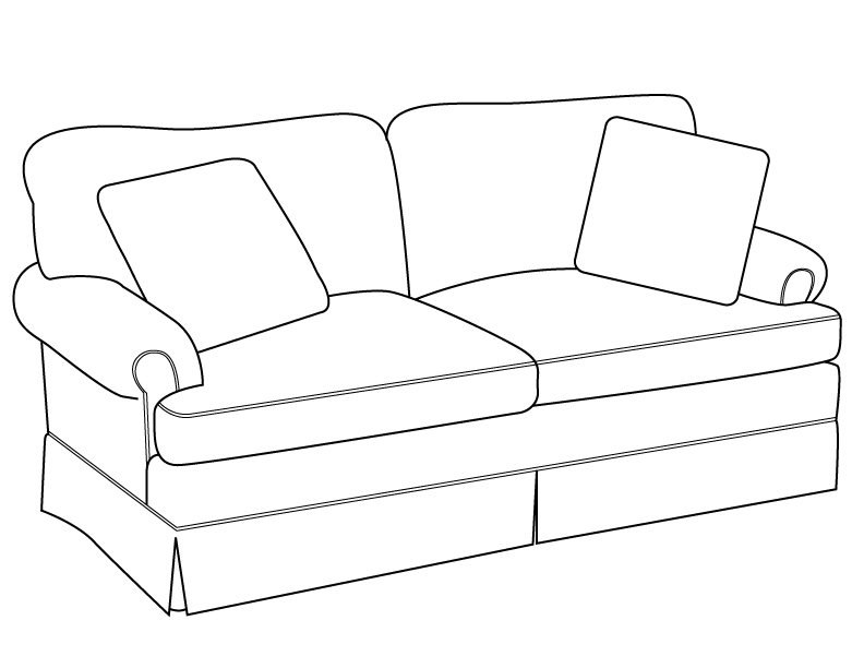 Couch Drawing at GetDrawings Free download