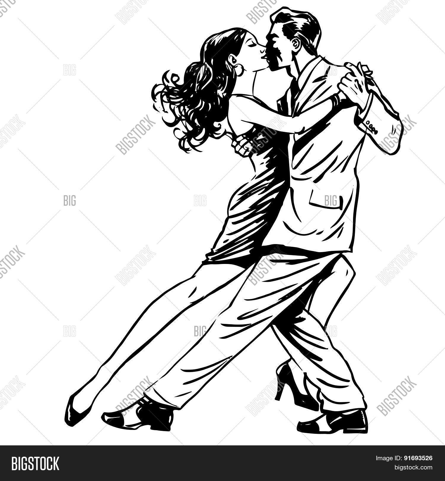 Couples Dancing Drawing at GetDrawings Free download