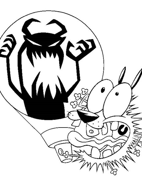 Featured image of post Graffiti Courage The Cowardly Dog Drawing That s a lot more than you or i would have been brave