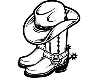 Cowboy Boots Drawing at GetDrawings | Free download