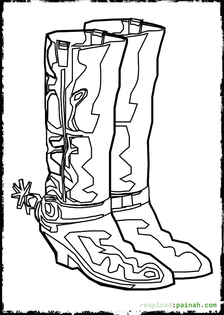 Cowgirl Boots Drawing at GetDrawings | Free download