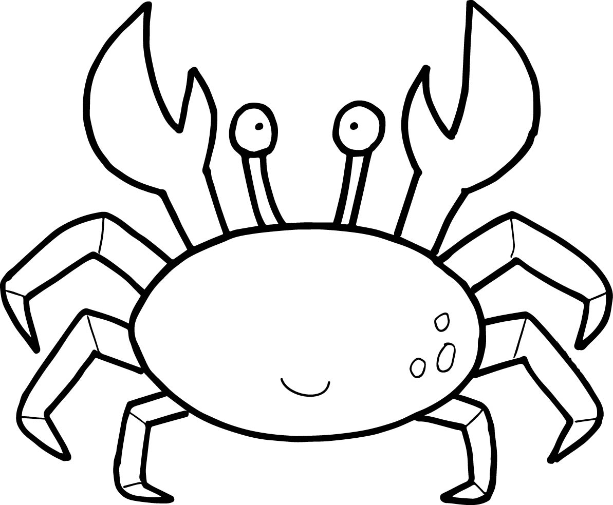 Crab Line Drawing at GetDrawings Free download