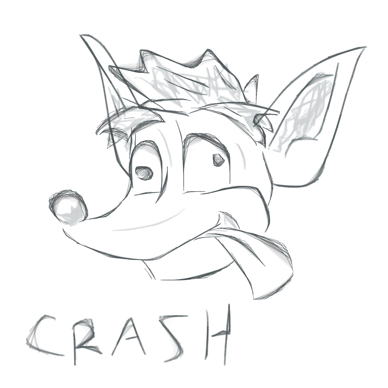 Crash Bandicoot Drawing At Getdrawings Free Download