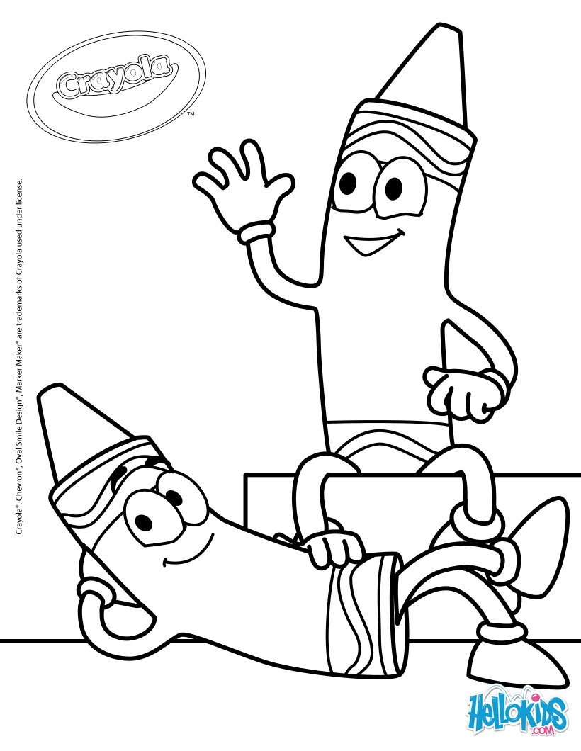 555 Animal Crayola Crayon Coloring Pages for Kids