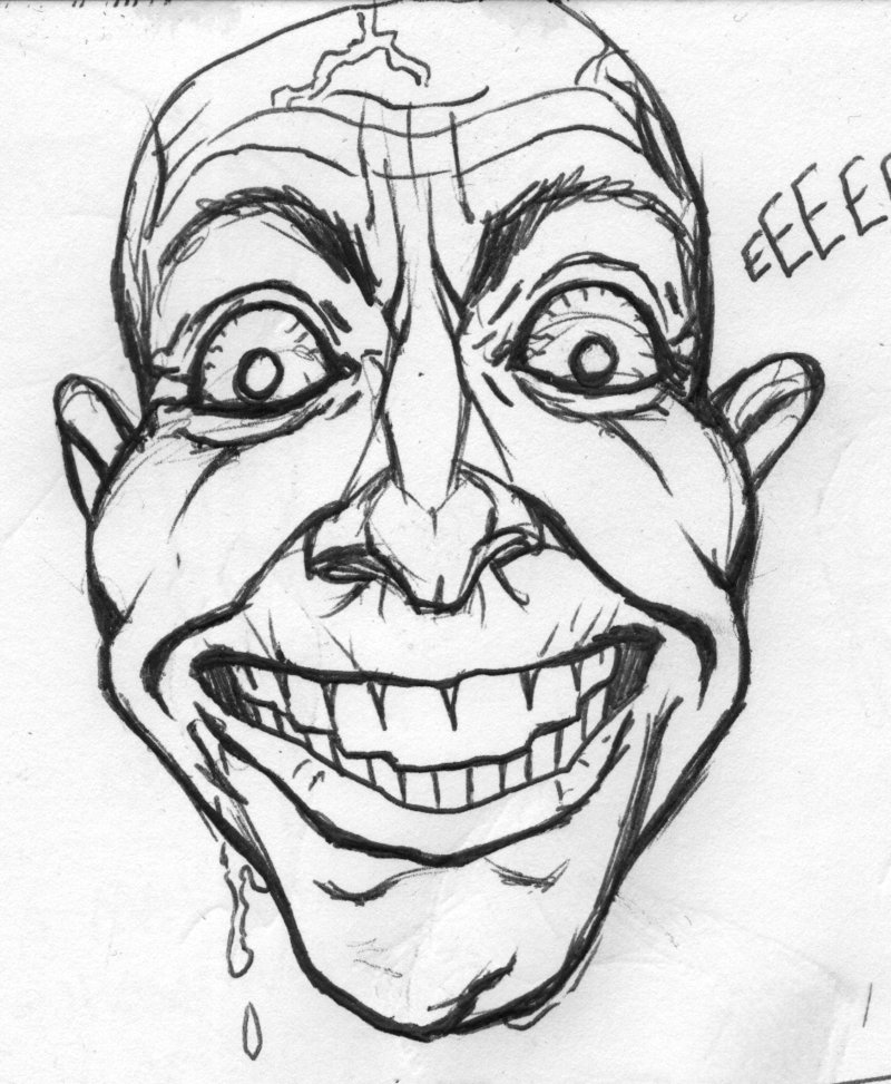 Crazy Face Drawing at GetDrawings Free download