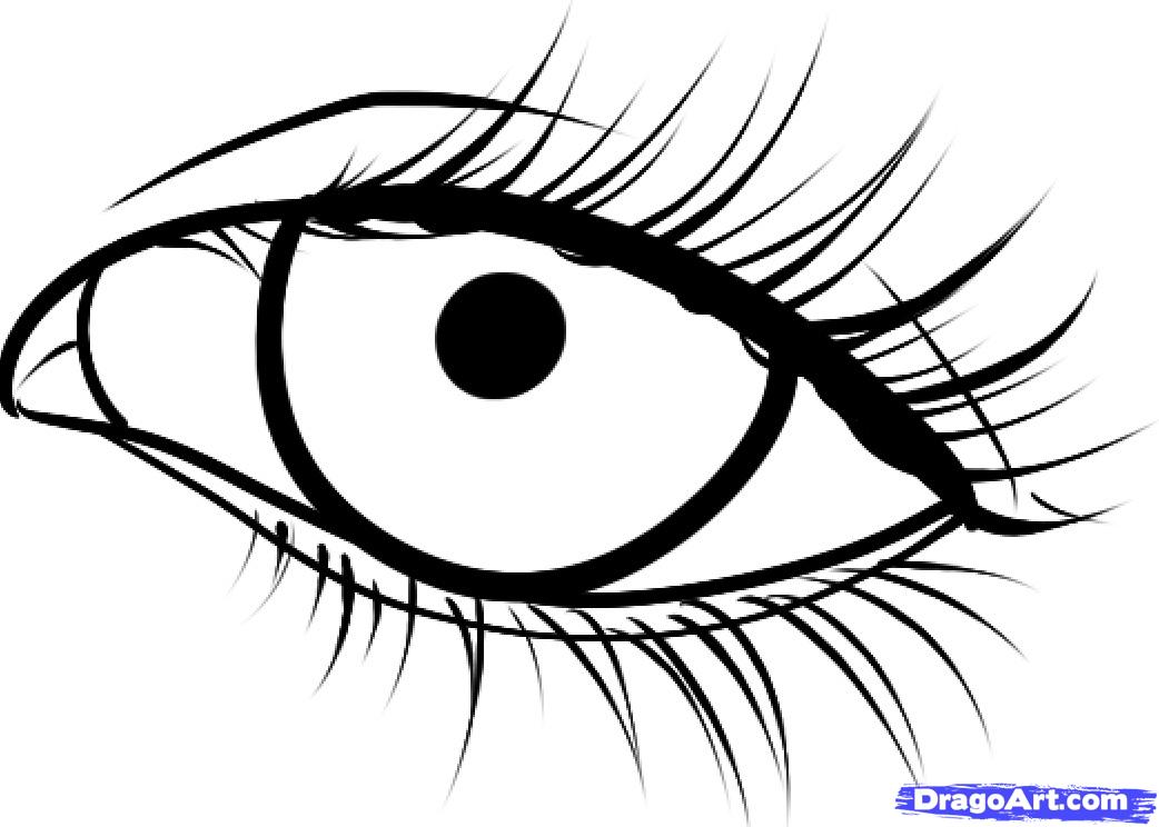 Creepy Eyeball Drawing at GetDrawings | Free download