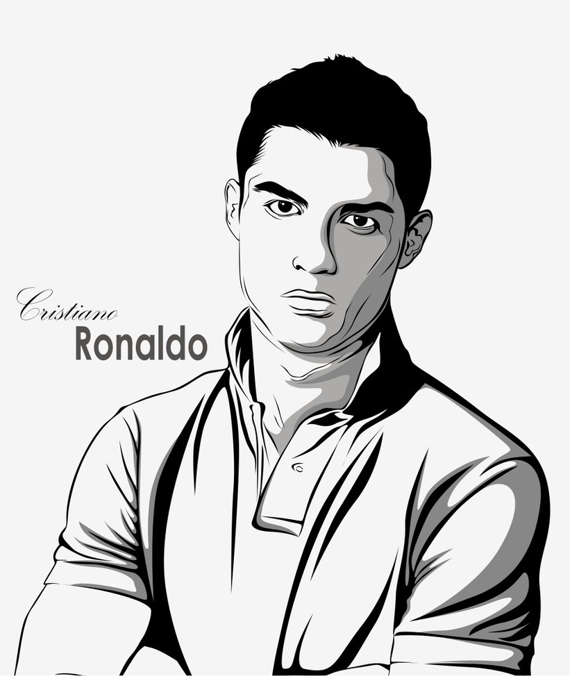 Cristiano Ronaldo Drawing at GetDrawings | Free download