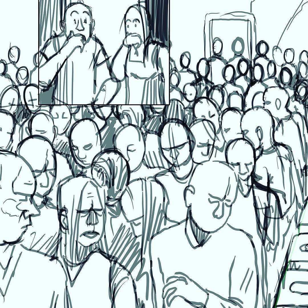 Albums 100+ Images how to draw a crowd of people Latest