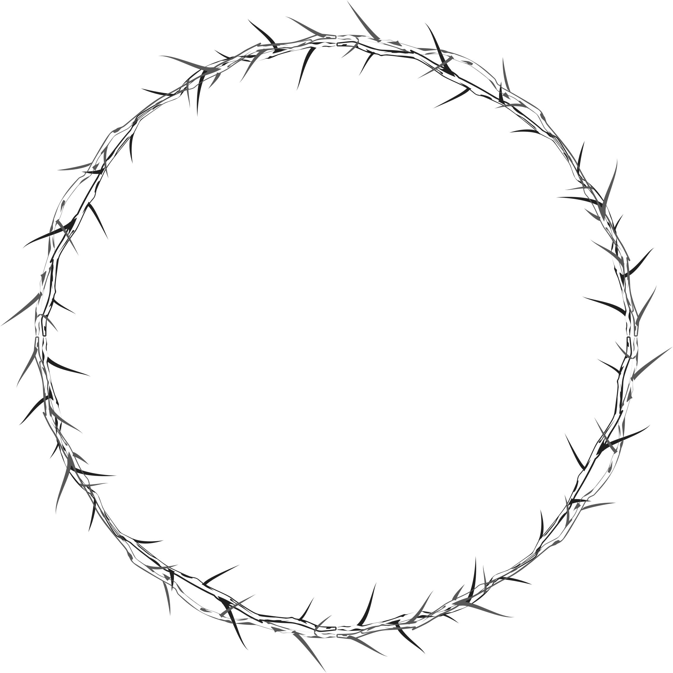 Crown Of Thorns Drawing at GetDrawings | Free download