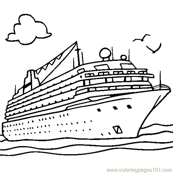 Cruise Ship Drawing For Kids - img-doozy