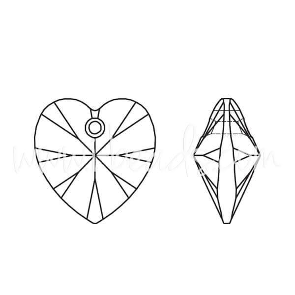 Crystal Heart Drawing at GetDrawings Free download