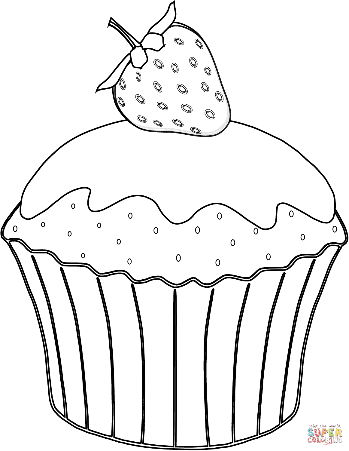 cupcakes drawing art at getdrawings  free download