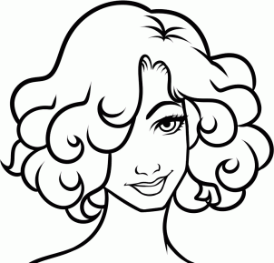 Curly Hair Drawing At Getdrawings Com Free For Personal
