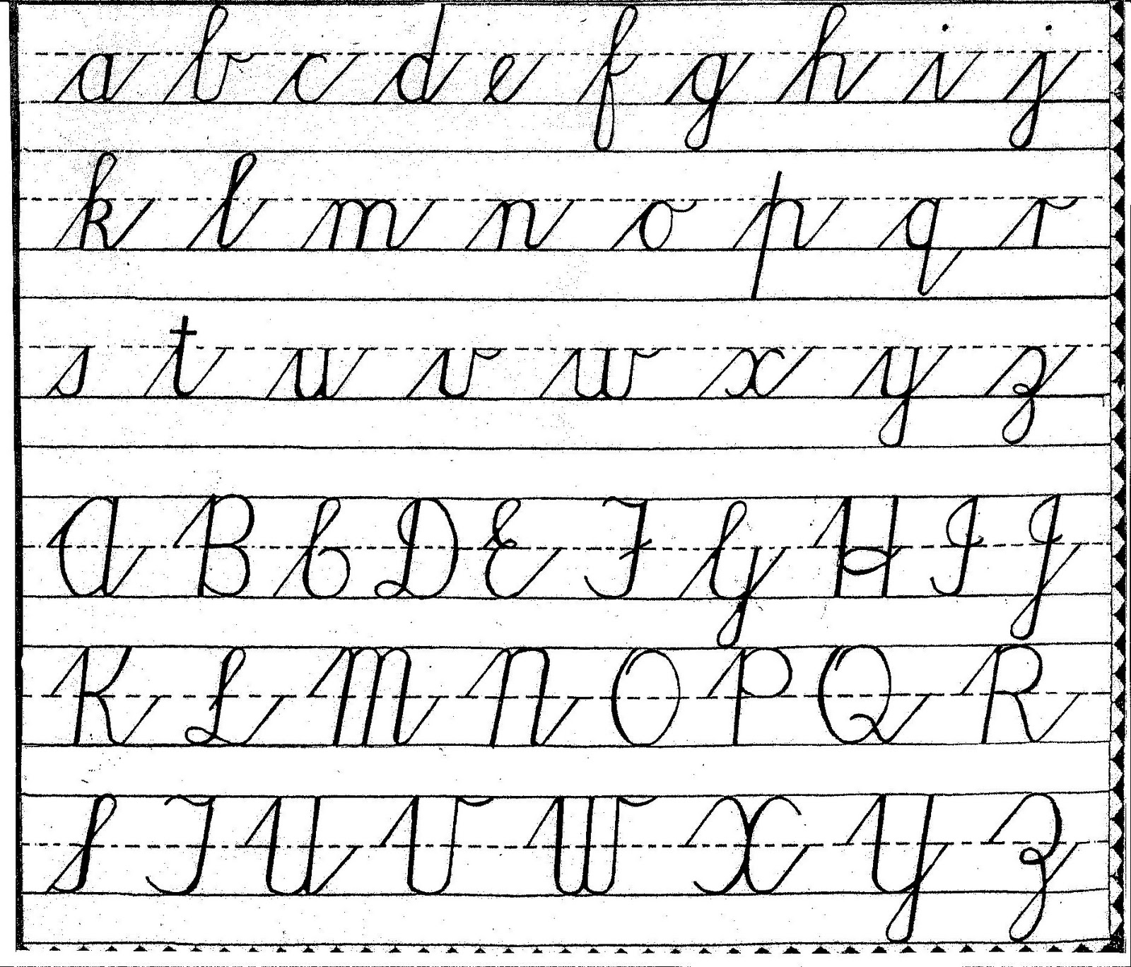cursive uppercase letters worksheets