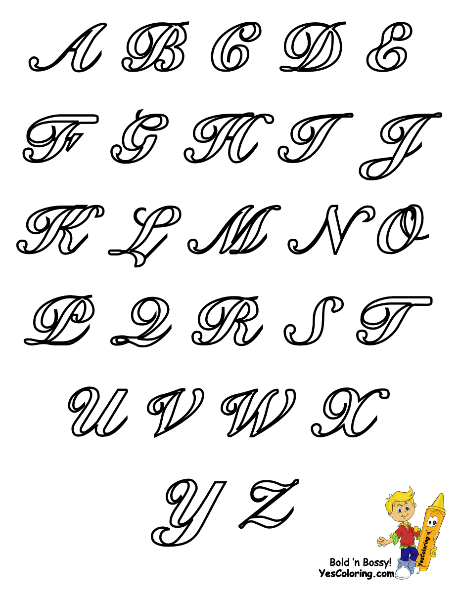 Cursive Letters Drawing at GetDrawings Free download