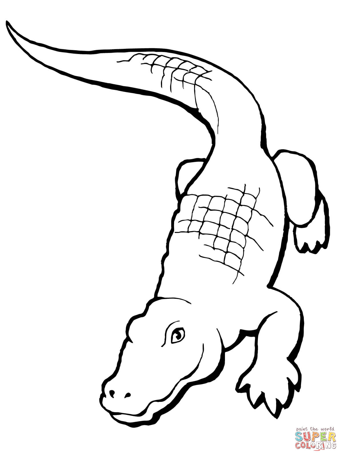 Cute Alligator Drawing at GetDrawings | Free download