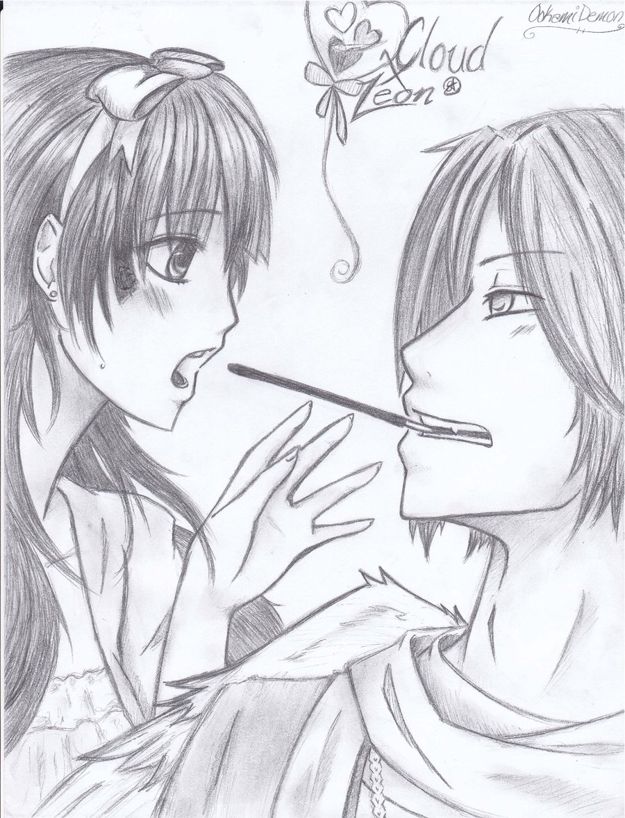 Anime Couple Cute Easy Drawings : Pencil Drawings Of Couples In Love