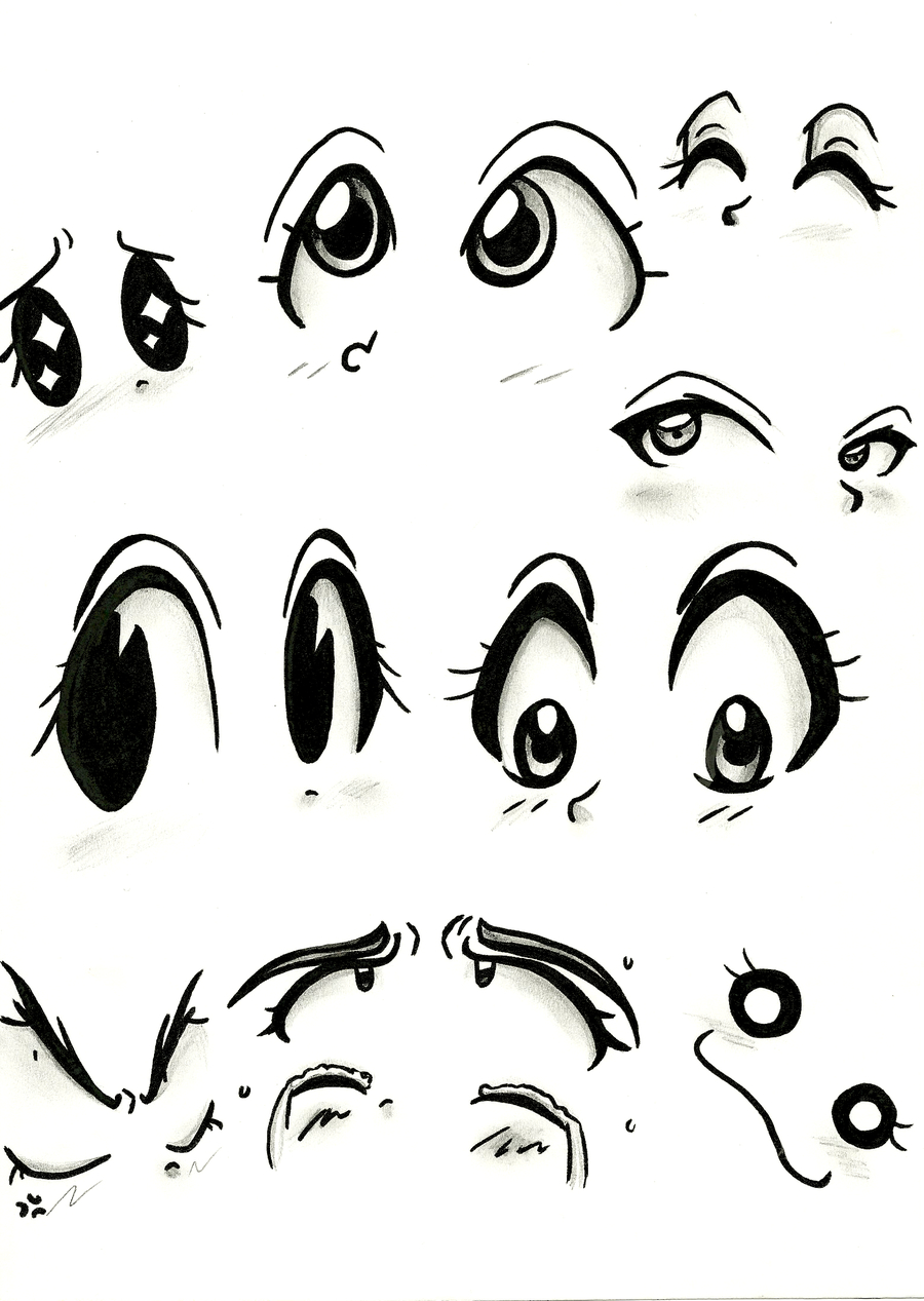 Cute Anime Eyes Drawing At Getdrawings Free Download