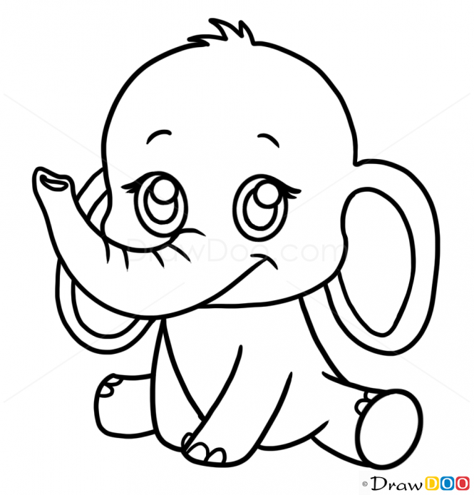 Cute Baby Animals Drawing at GetDrawings | Free download
