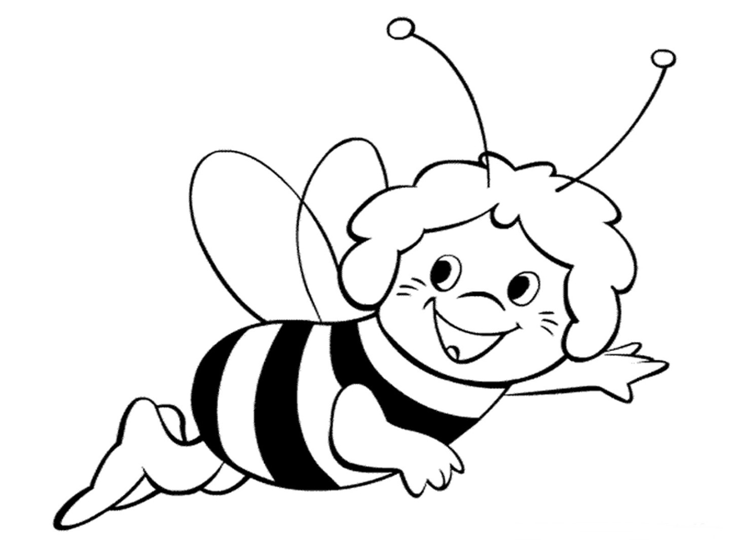 Cute Bumble Bee Drawing At GetDrawings | Free Download