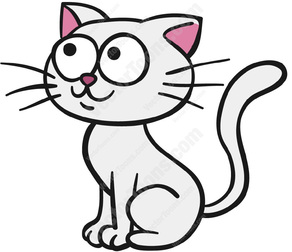 Cute Cat Cartoon Drawing at GetDrawings | Free download