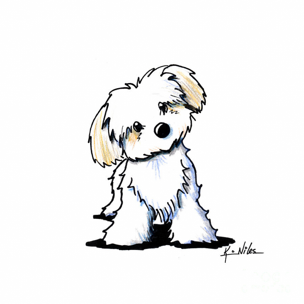 Cute Dog Cartoon Drawing at GetDrawings | Free download
