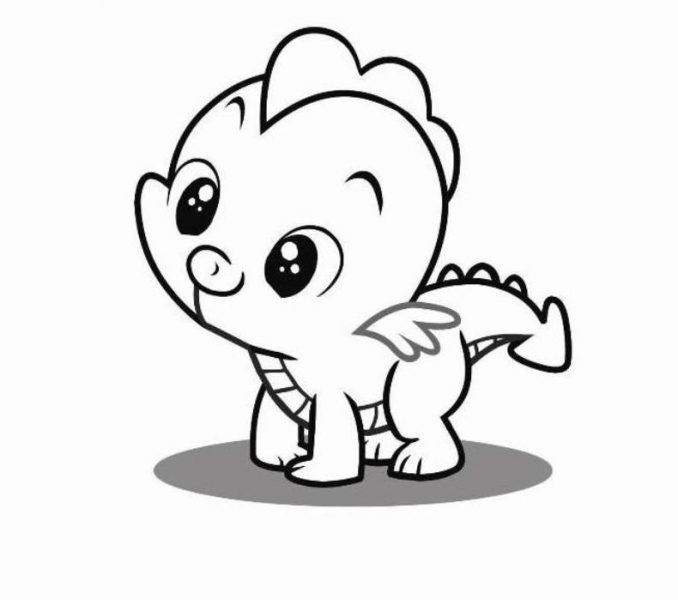 Cute Dragon Drawing at GetDrawings | Free download