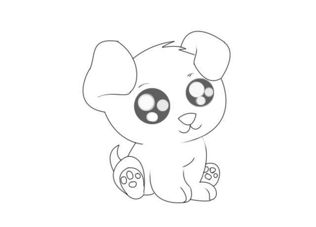 Cute Drawing Of A Puppy at GetDrawings | Free download