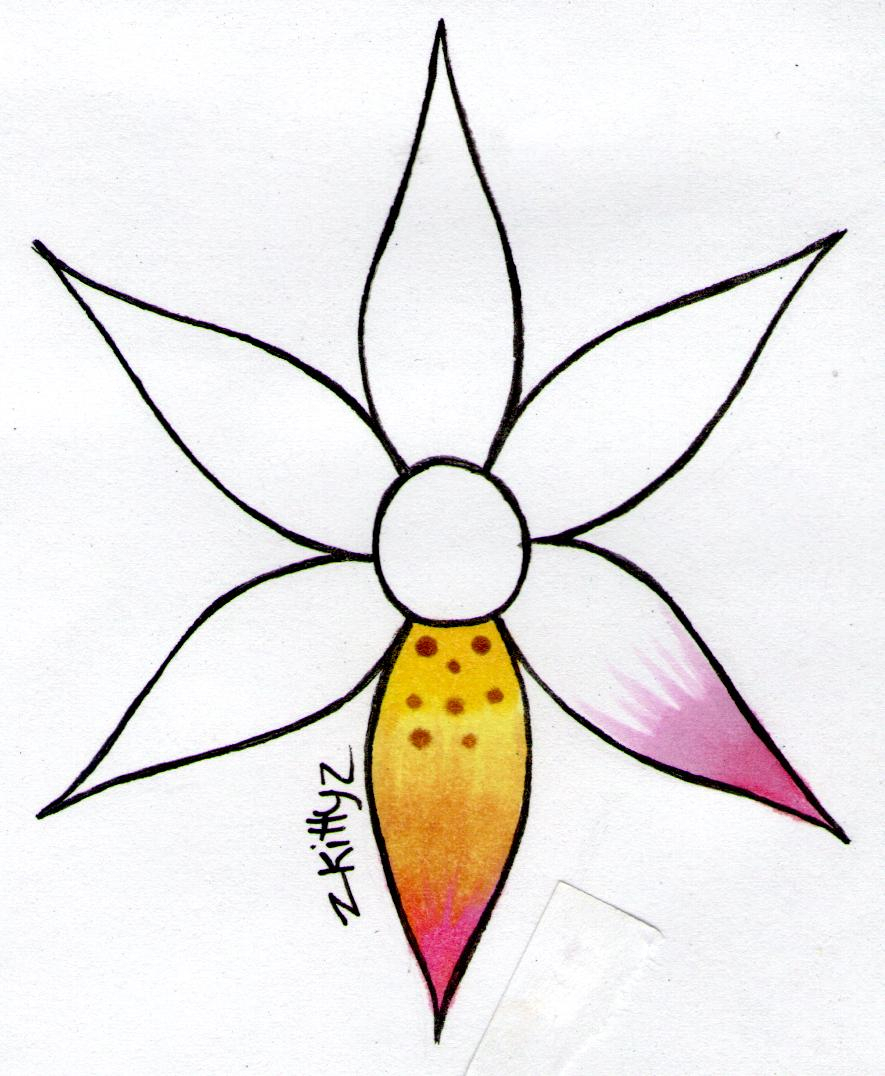 Cute Flower Drawing at GetDrawings | Free download