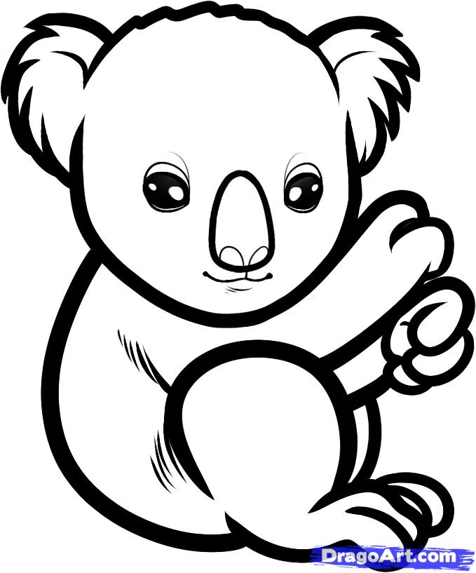 Cute Koala Bear Drawing at GetDrawings Free download