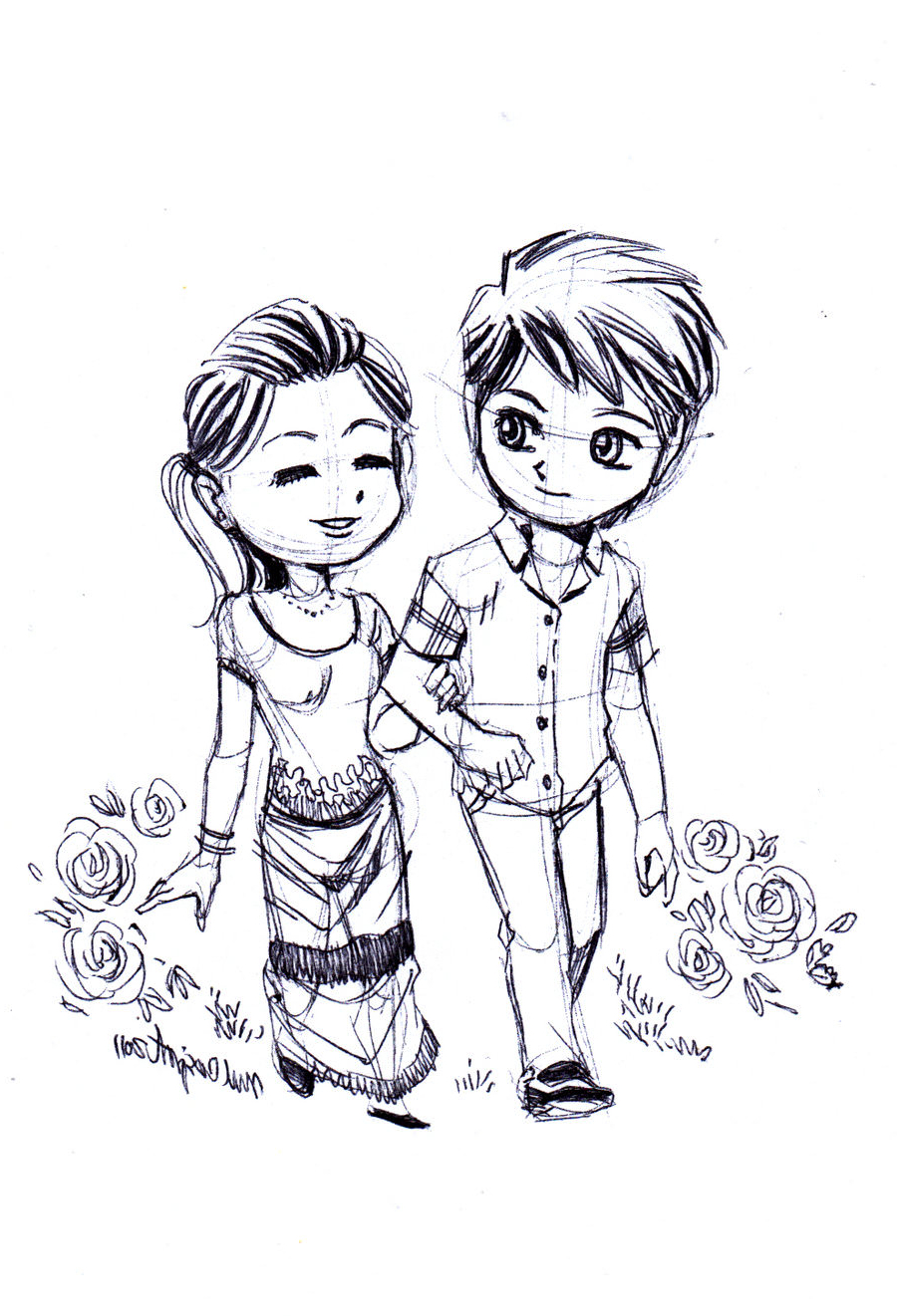 Cute Love Drawing At Getdrawings Free Download