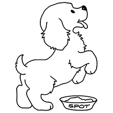 15+ Easy Cute Puppy Coloring Pages - Joyful Puppy
