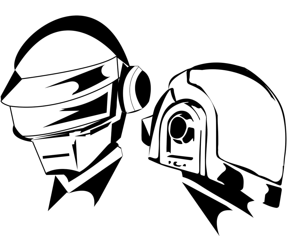 Daft Punk Drawing at GetDrawings | Free download