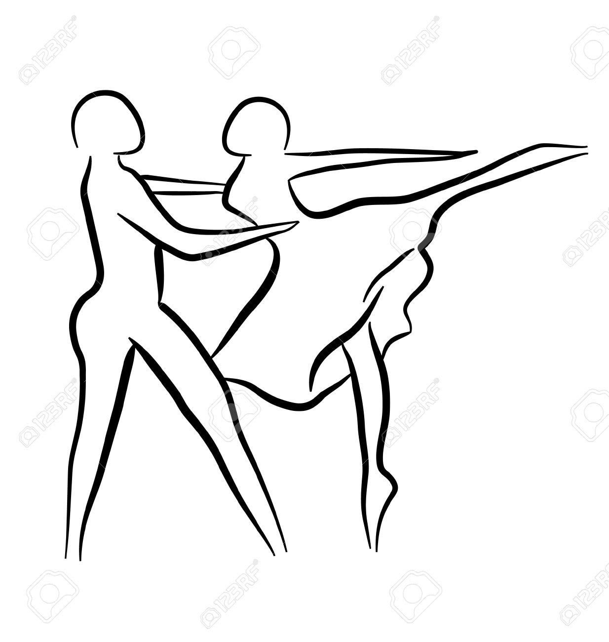 Dancing Couple Drawing at GetDrawings | Free download