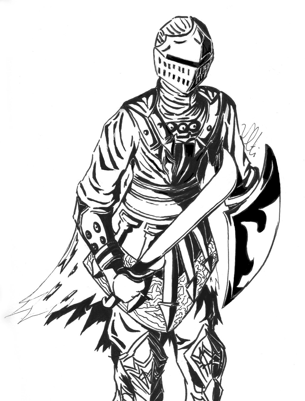 Dark Souls Drawing at GetDrawings | Free download