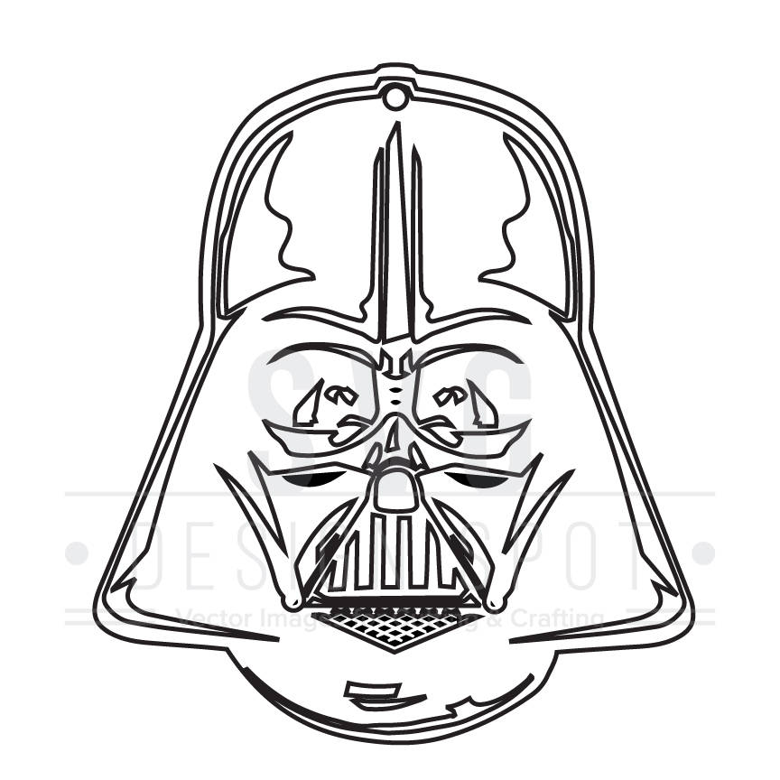 Darth Vader Head Drawing At Getdrawings 