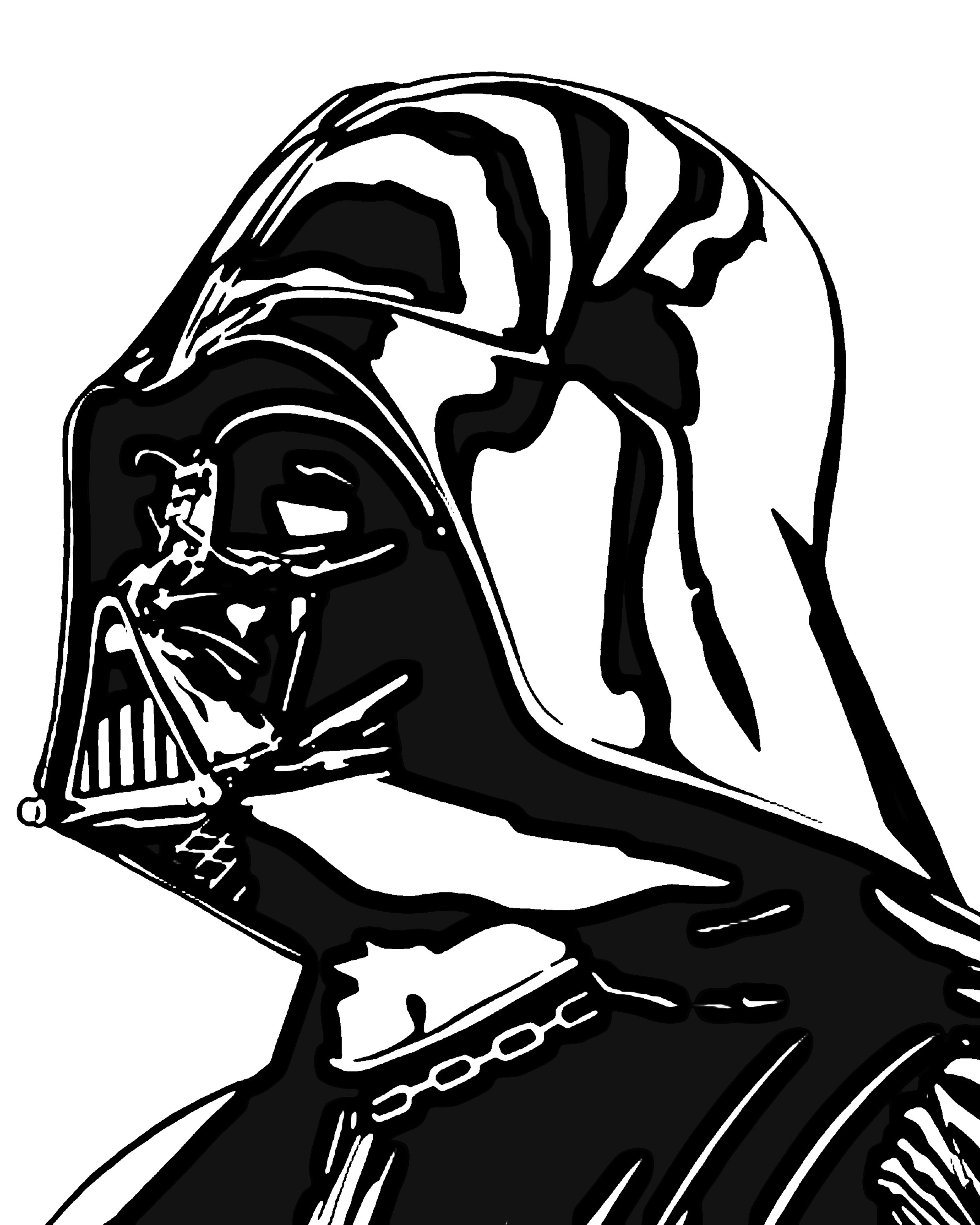Darth Vader Line Drawing at GetDrawings Free download