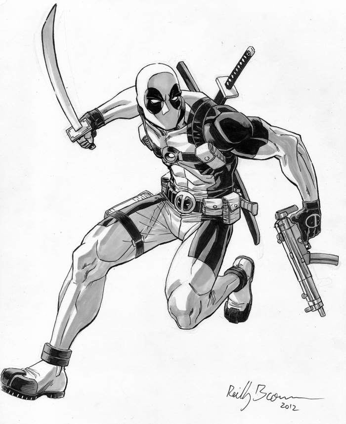 Deadpool Drawing at GetDrawings Free download