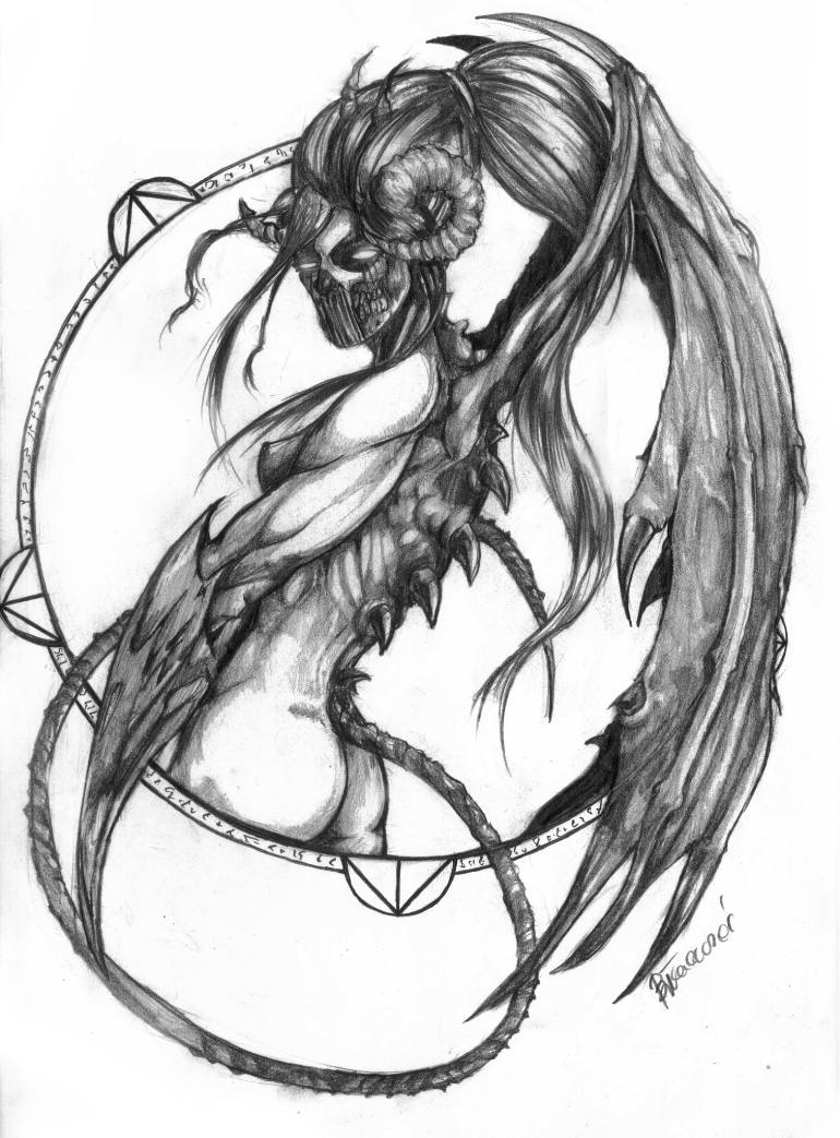 Demon Drawing at GetDrawings | Free download