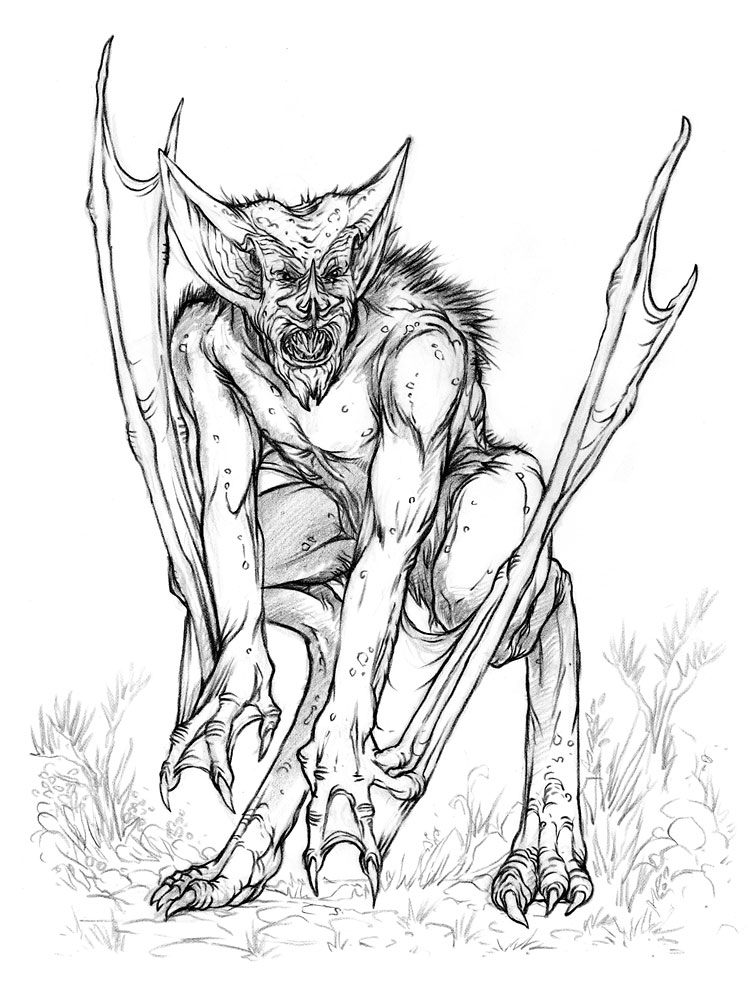 Demon Pencil Drawing At Getdrawings Free Download