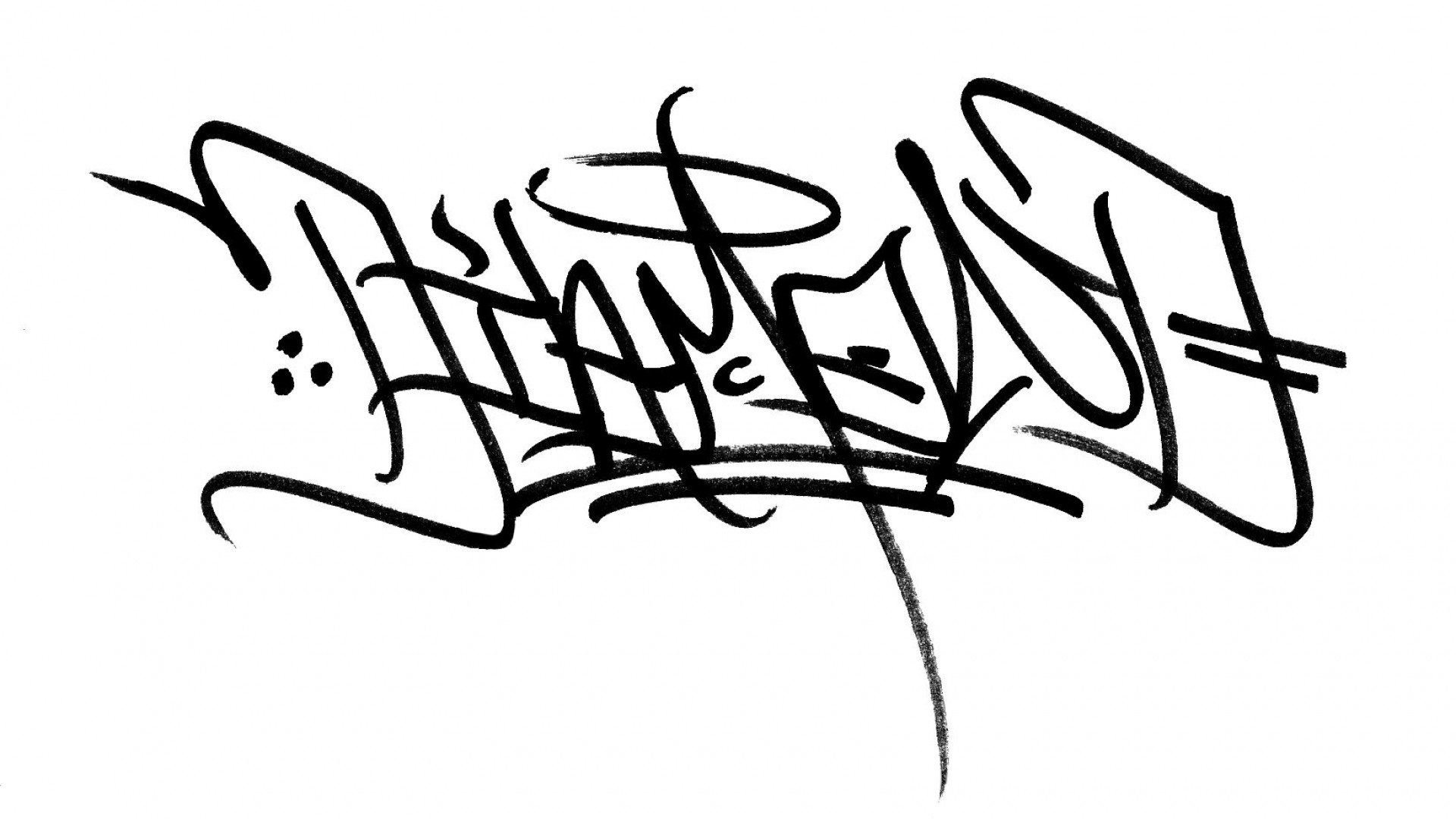 Граффити подпись
